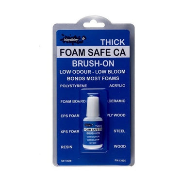 Icky Sticky 13995 Thick Foam Safe CA Glue Brush On 8gm